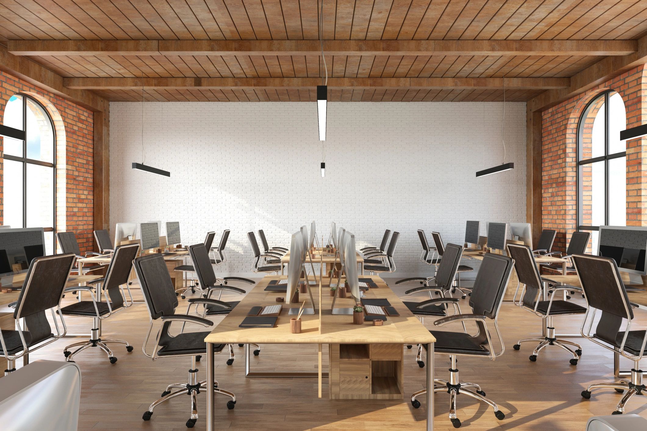 Technology office interior representing consulting services